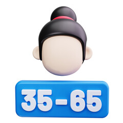 middle age 3d render icons