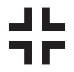 Maximize and minimize screen buttons icon set. Full screen enter and exit sign collection. Arrow mark icons. Scalability icons in flat style for web site, UI, mobile app. Vector illustration