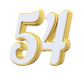 Gold Number 54