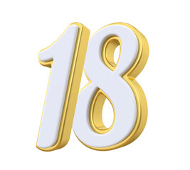 Gold Number 18