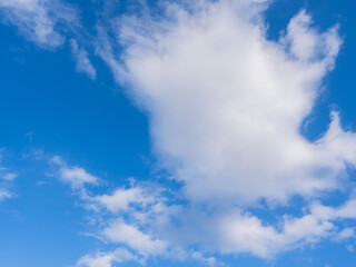 冬の青空と白い雲41