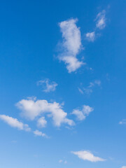 冬の青空と白い雲42