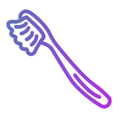 toothbrush Gradient icon