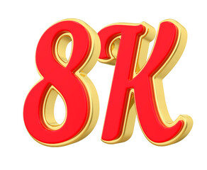 8K Follow Red 