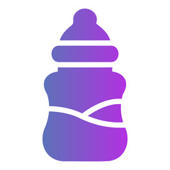 baby bottle Gradient icon