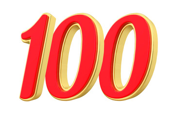 Red Gold Number 100