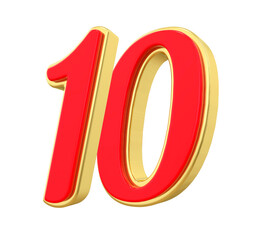 Red Gold Number 10