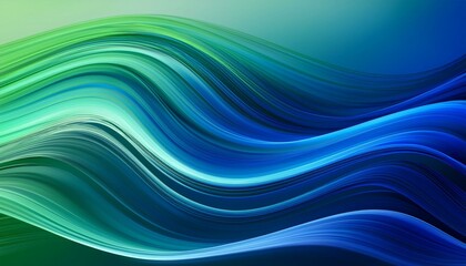 Fototapeta premium Abstract waves of teal and blue.