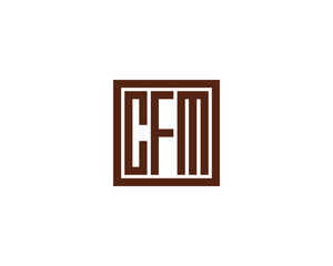 CFM logo design vector template. CFM