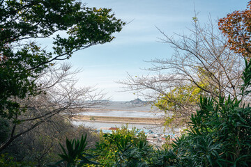 Wolmyeong Park sea view in Gunsan, Korea