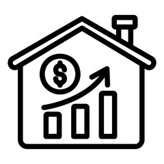 real estate Line Icon
