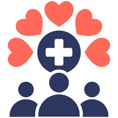 Fototapeta premium Volunteer Icon