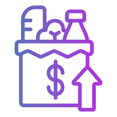grocery Gradient icon