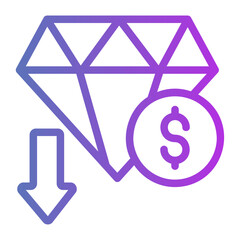 investment Gradient icon