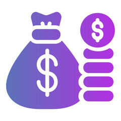 money Gradient icon