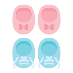 gender reveal baby shoes