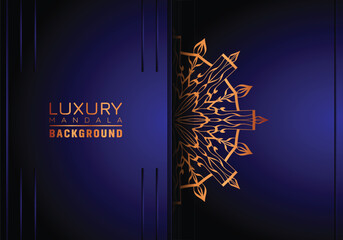 Luxury mandala background ornamental, arabesque style With Golden Arabesque Pattern Style. Decorative Mandala Ornament For Print, Brochure, Banner, Cover, Poster, Invitation Card