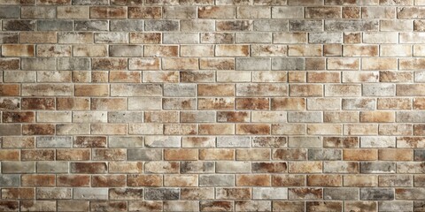 Textured Brown and Gray Brick Wall Background Image