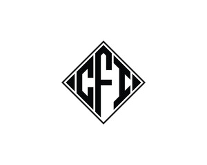 CFI logo design vector template. CFI