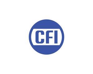 CFI logo design vector template. CFI
