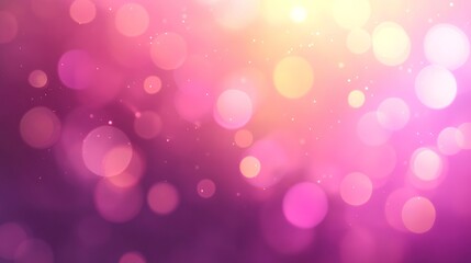 Obraz premium Dreamy gradient of soft pink hues with delicate blurred lights and a gentle pastel glow creating a serene abstract background
