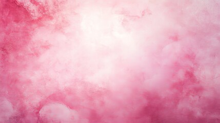 Obraz premium Soft pastel pink vintage textured paper background with old marbled grunge border, subtle antique design, and a cloudy white center