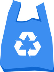 Eco-Friendly Reusable Bag with Recycling Symbol