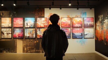 Urban Abstract Art Gallery Show: A Visual Journey