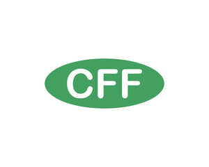 CFF logo design vector template. CFF