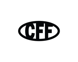 CFF logo design vector template. CFF