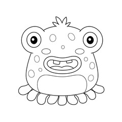 cartoon monster