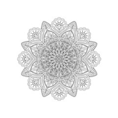 lace doily on white