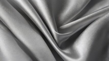 Obraz premium White gray satin texture that is white silver fabric silk panorama background with beautiful soft blur pattern natural.