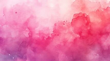 Obraz premium Delicate pastel pink watercolor background with soft, organic brushstrokes and gentle texture, ideal for romantic invitations, feminine stationery, and elegant design projects