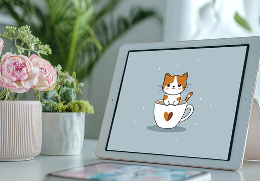 Tablet Mockup Template