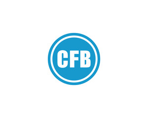 CFB Logo design vector template. CFB