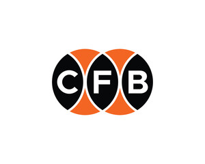 CFB Logo design vector template. CFB