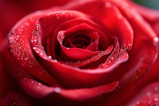 extreme close-up red rose background