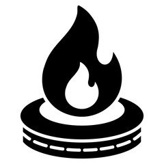 gas flame icon