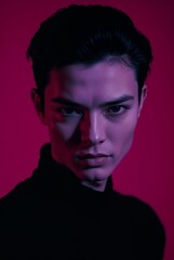 Handsome Asian Male Model with Striking Features