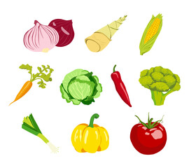 Fresh and Healthy Vegetable Collection