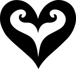 Tribal Heart Designs: Bold, intricate patterns featuring hearts inspired by tribal art for unique designs