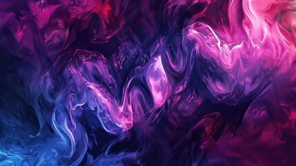 Abstract Swirls of Color: A Dynamic and Expressive Digital Painting