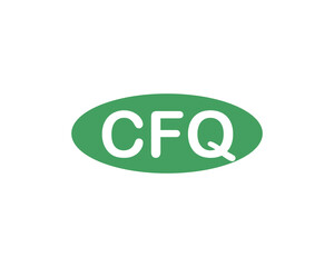 CFQ logo design vector template. CFQ