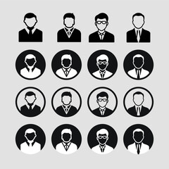 Avatar, Profile Picture, Display Picture,User Image,Profile Image,Profile Photo,User Avatar, Profile Icon,profile,siluete, man, boy, son, old, young, icon, simple, icon set