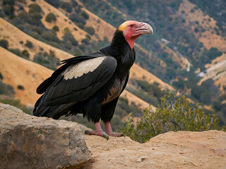 California Condor (Gymnogyps californianus) – The largest North American land bird, critically endangered and found in the southwestern U.S.