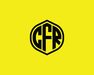Obraz premium CFR logo design vector template. CFR