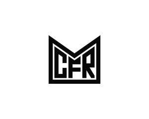 CFR logo design vector template. CFR