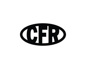 CFR logo design vector template. CFR