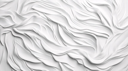 Obraz premium Abstract cloud like texture in soft white and pale gray, creating serene and calming visual effect. flowing lines evoke sense of tranquility and elegance